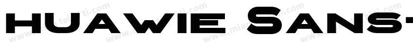 huawie Sans字体转换